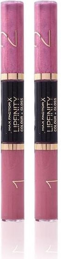 Max Factor Lipfinity Colour & Gloss Lipgloss - 570 Gleaming Coral - Max Factor