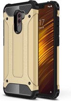 Xiaomi Pocophone F1 Hoesje - Armor Hybrid - Goud