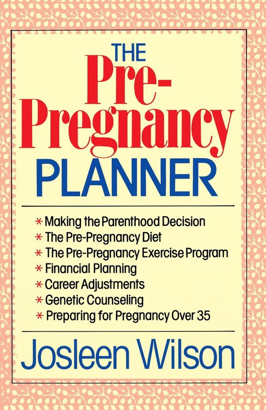 The Pre-Pregnancy Planner - cover