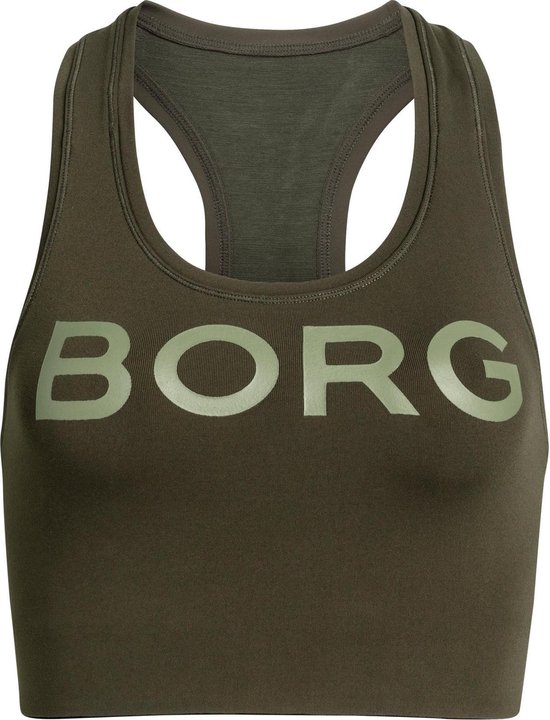 Bjorn Borg Seasonal solid Dames Sport bh - 1P - Groen - Maat 36