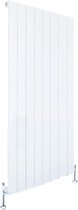 Design radiator verticaal staal glanzend wit 80x58,8cm 733 watt - Eastbrook Addington type 10