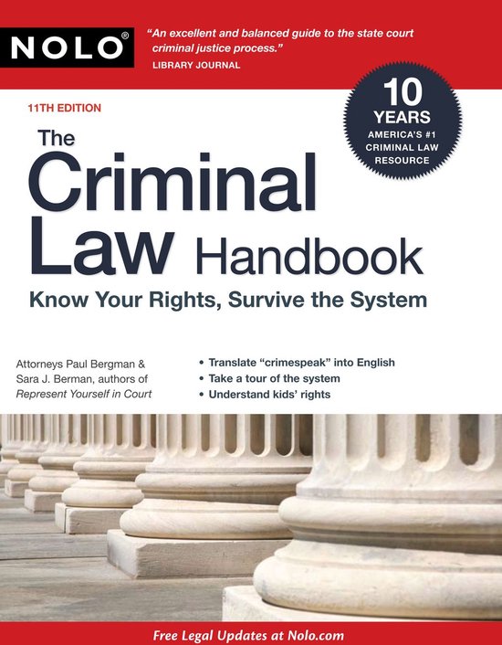 The Criminal Law Handbook: Know Your Rights, Survive the Sys ... - cover