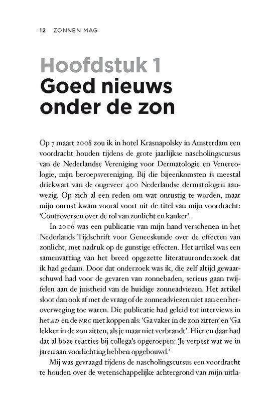 Zonnen mag