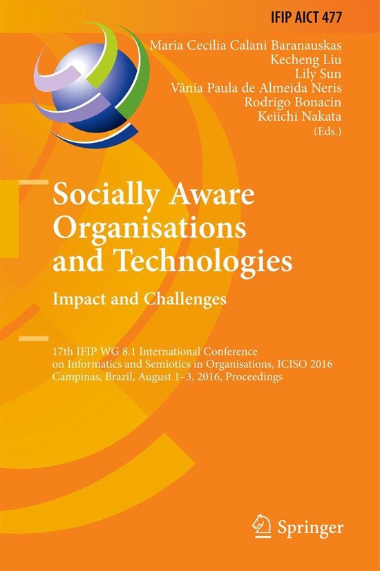 Springer Nature Proceedings Computer Science - Socially Awar ... - cover