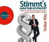 Kitz, V: Stimmt's oder hab ich Recht?/CDs