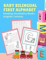 Baby Bilingual First Alphabet Reading Vocabulary Books (English Turkish)
