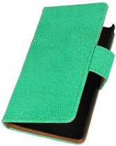 Devil Booktype Wallet Case Hoesjes voor Lumia 520 Groen