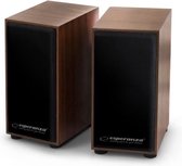 Esperanza Stereo Speakers 2.0 Folk - met houten behuizing
