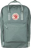 Fjallraven Kanken Laptoprugzak 17 inch - Frost Green / Chess Pattern