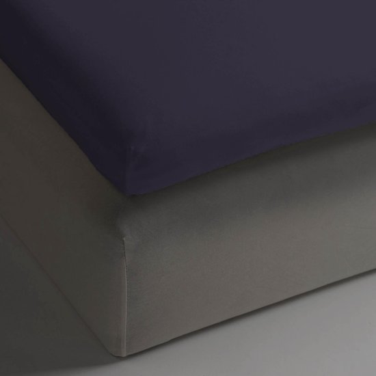 Perkal HSL Topper 160/200+12 cm. Velvet Purple