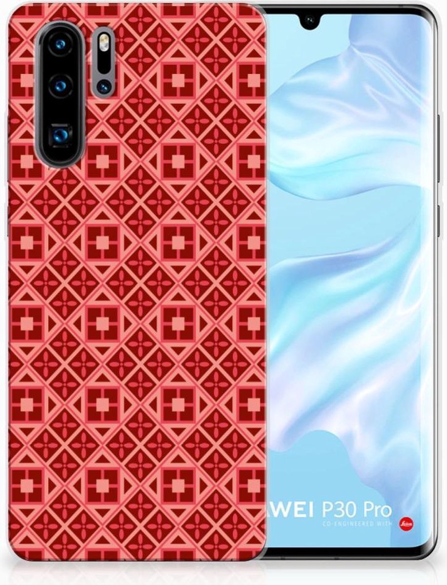 Huawei P30 Pro TPU bumper Batik Rood