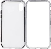 Wit Magnetisch Back Cover Hoesje voor Apple iPhone X