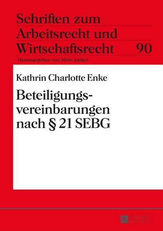 Schriften zum Arbeitsrecht und Wirtschaftsrecht 90 - Beteili ... - cover