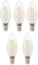 Calex LED Kaarslamp 2W E14 2700K Extra Warm Wit (doos 5 stuks)