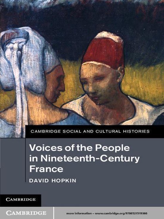 Cambridge Social and Cultural Histories 18 - Voices of the P ... - cover