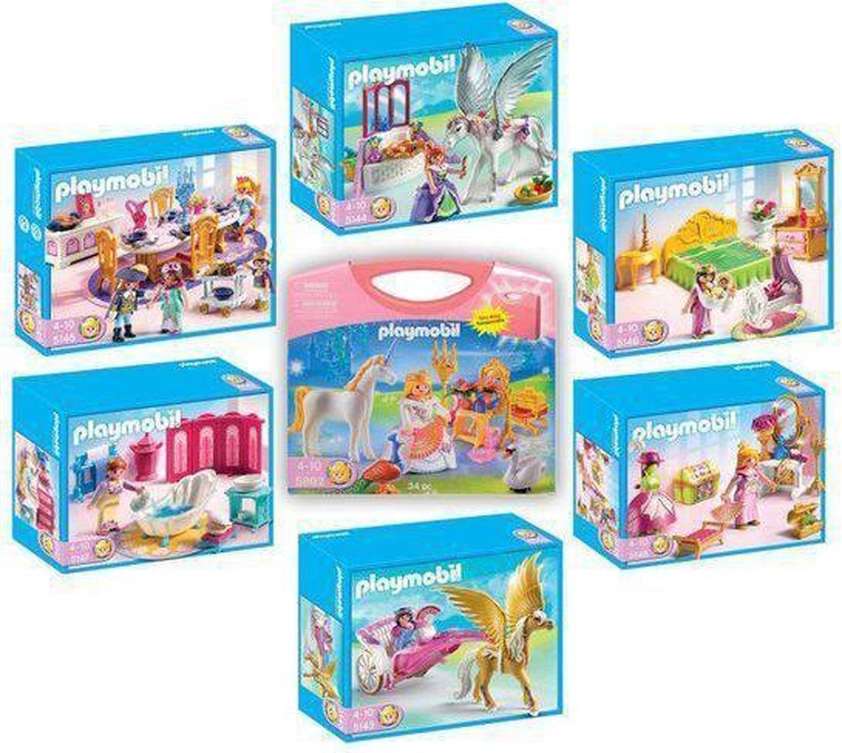 1599 Playmobil bundel Prinsessenkasteel: ALLE kamertjes + GRATIS  Meenmeekoffer Prinses | bol.com