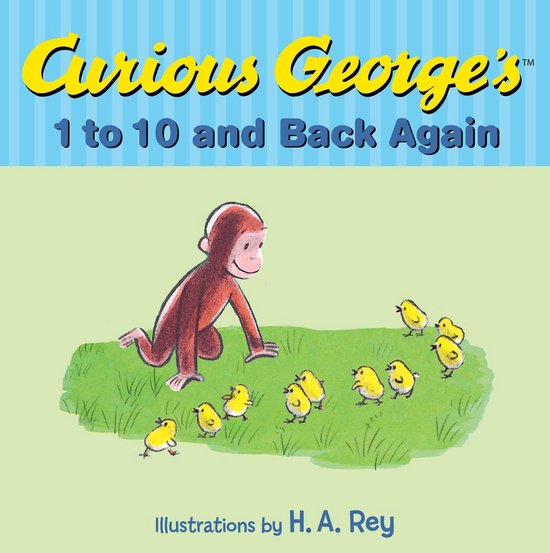 Curious George - Curious George's 1 to 10 and Back Again - cover