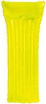 Intex Neon frost luchtbed 183 x 76 cm geel