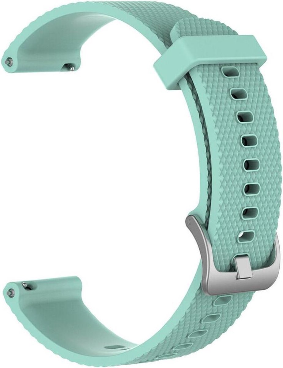 KELERINO. Siliconen bandje geschikt voor Garmin Vivoactive 3 - Mint - Small