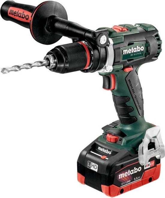Metabo BS 18 LTX BL I 18V LiHD accu schroef-/boormachine set in koffer ...
