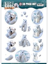 Polar Bears - Keep it Cool 3D-Push-Out Amy Design