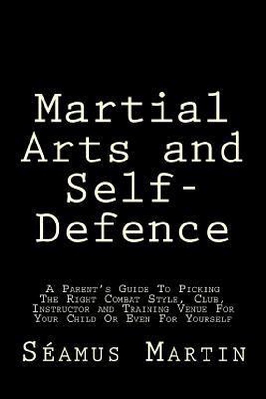 Martial Arts and Self-Defence - cover