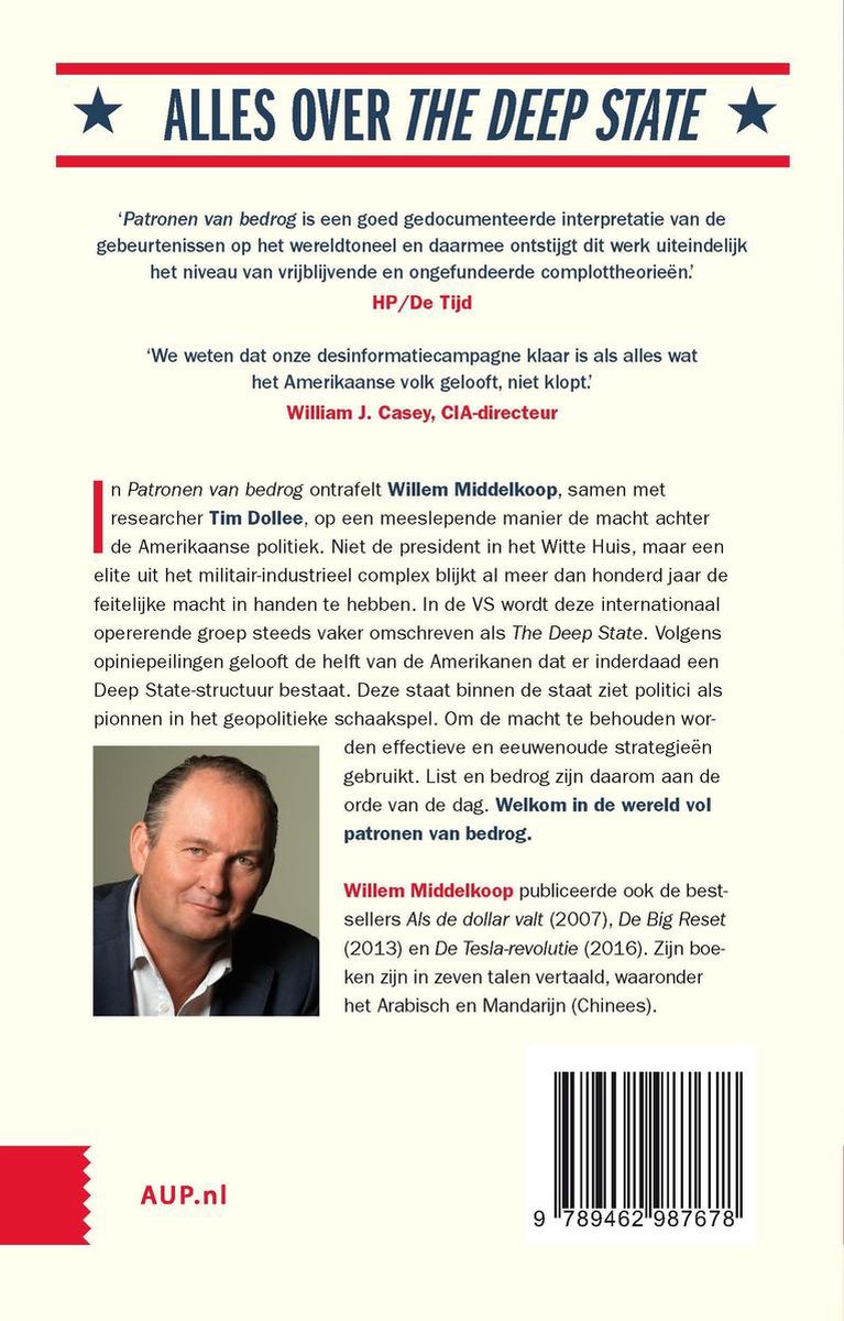 Patronen van bedrog - back cover