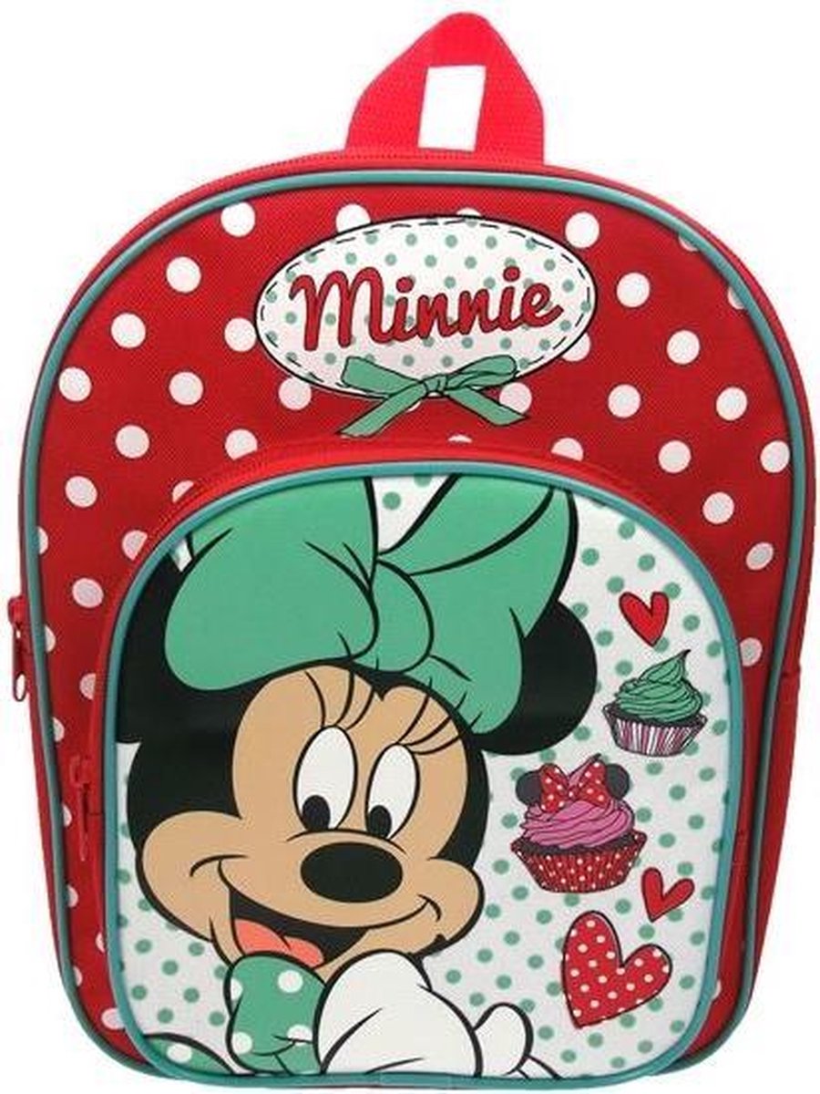 Disney Minnie Mouse Rugzak 29 X 32 X 8 Cm Rood