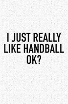 I Just Really Like Handball Ok?