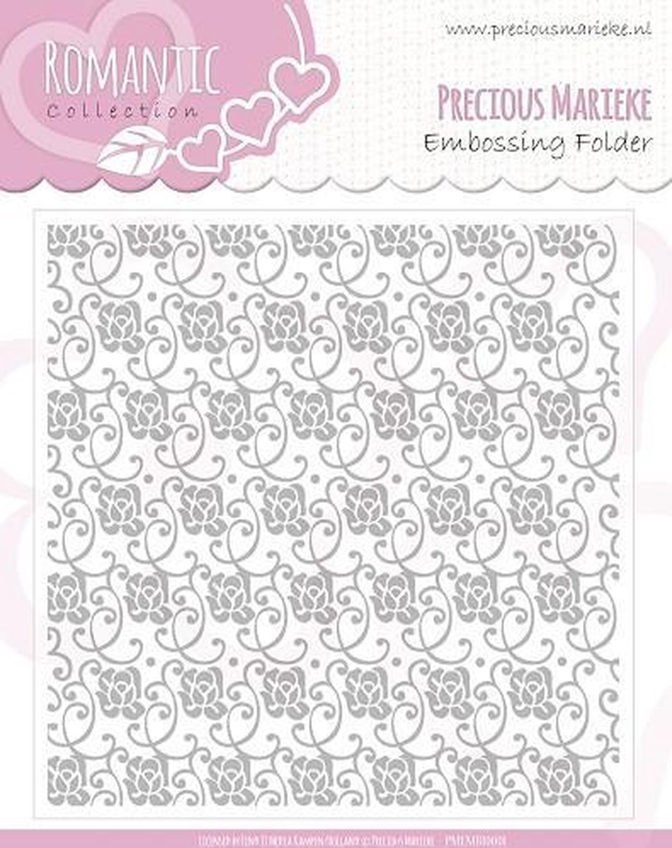 Embossing Folder -  Precious Marieke - Romance
