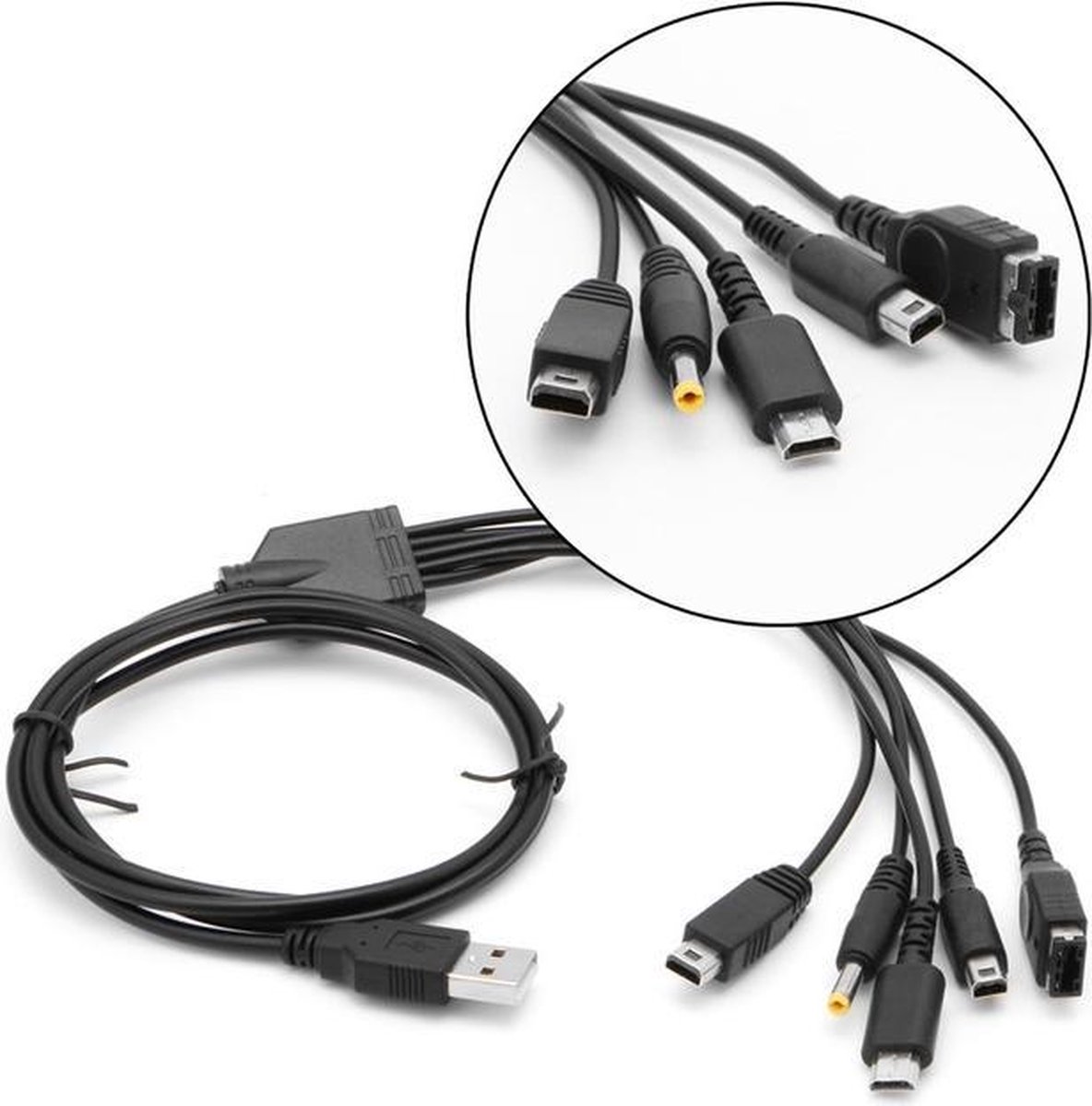 Chargeur USB pour (nouveau) 3DS (XL) / 2DS / DSi (XL), DS, DS Lite, GBA SP,  Sony PSP, manette de jeu Wii U