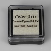 MIST015 Nellie Snellen Stempelkussen small - pigment inkt - white - wit