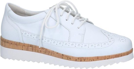 Gabor - 82545 - Veterschoenen - Dames - Maat 38 - Wit;Witte - 50 -Nappa  Weiss (Kork) | bol.com