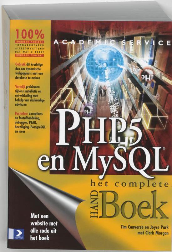 Cover van het boek 'PHP5 en MySQL' van J. Park en Tim Converse