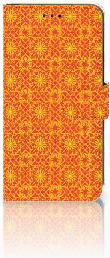 Xiaomi Mi A2 Lite Book Case Hoesje Batik Orange