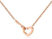 Cilla Jewels dames ketting Edelstaal Verguld Key To My Heart
