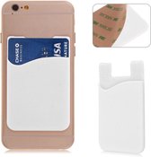 Witte kaarthouder - Cover - Pashouder - Mobiel - Telefoon - voor zowel Apple iPhone als Android Samsung