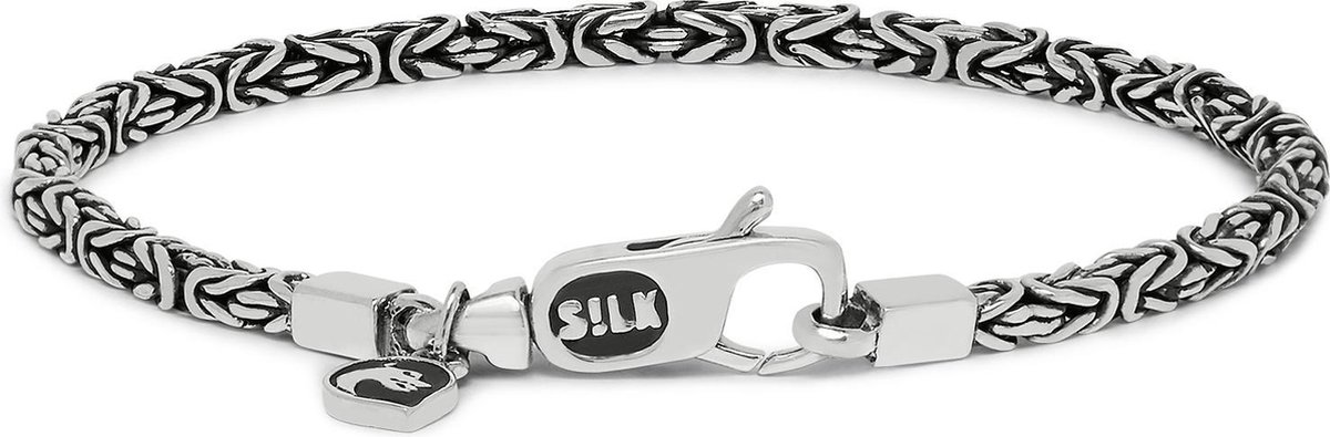 SILK Jewellery - Zilveren Armband - Connect - 151.19 - Maat 19,0