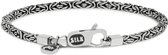 SILK Jewellery - Zilveren Armband - Connect - 151.19 - Maat 19