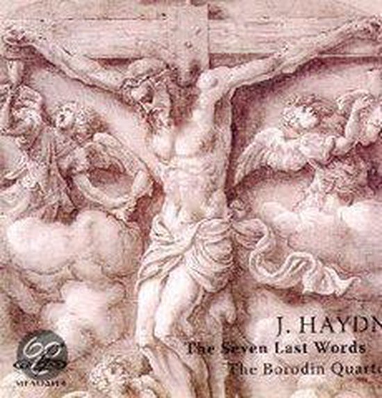 J. Haydn: De Zeven Laatste Woorden, met een klassieke gravure van de kruisiging.