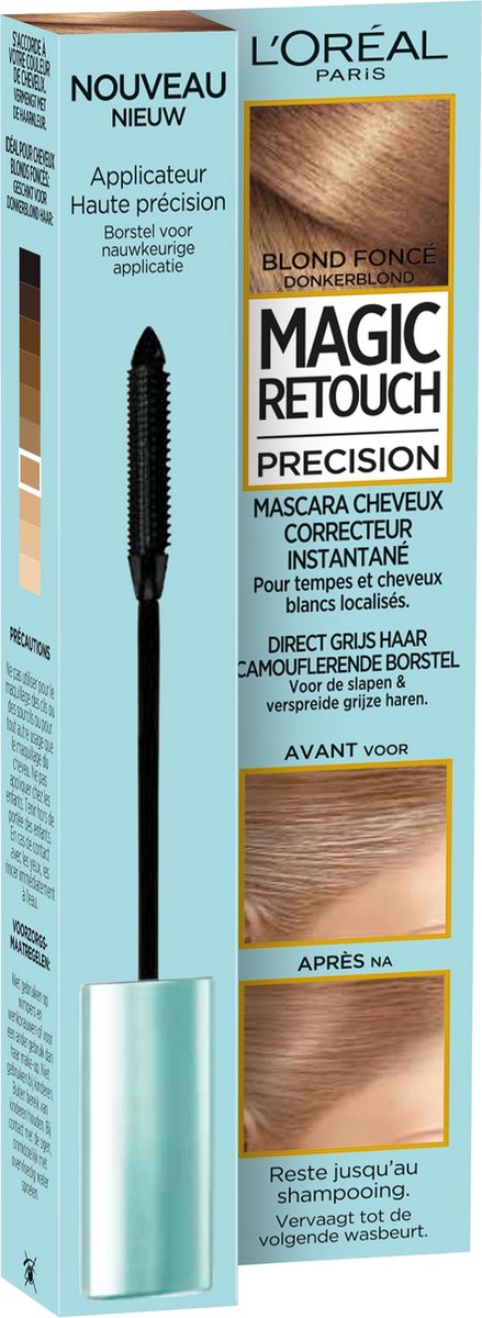 Medisch Deens Vervagen L'Oréal Paris Magic Retouch Precision mascara - Donkerblond | bol.com