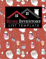 Home Inventory List Template