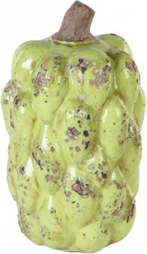PTMD - Decoratie beeld druiven groen - 26 cm