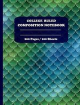 College Ruled Composition Notebook