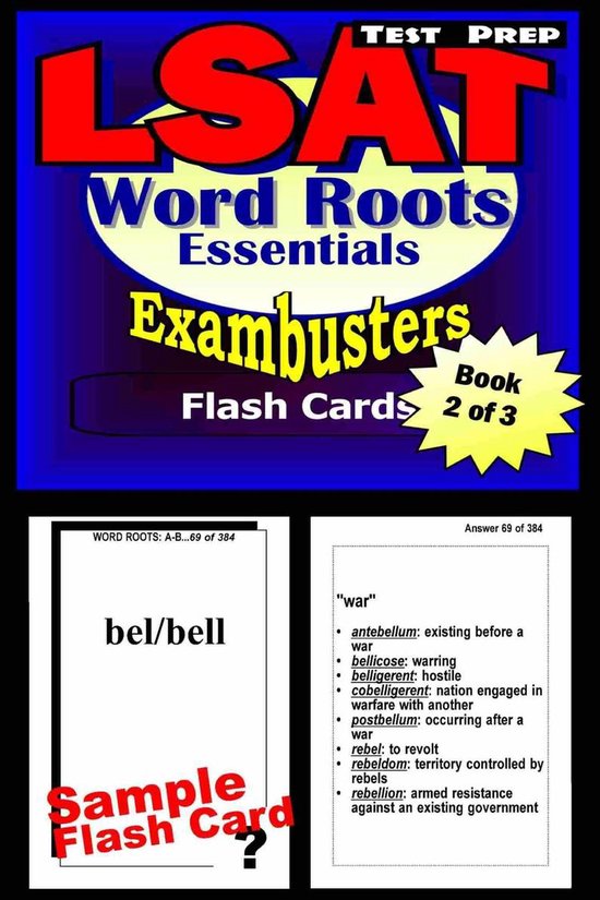 Exambusters LSAT 2 - LSAT Test Prep Essential Word Roots--Ex ... - cover