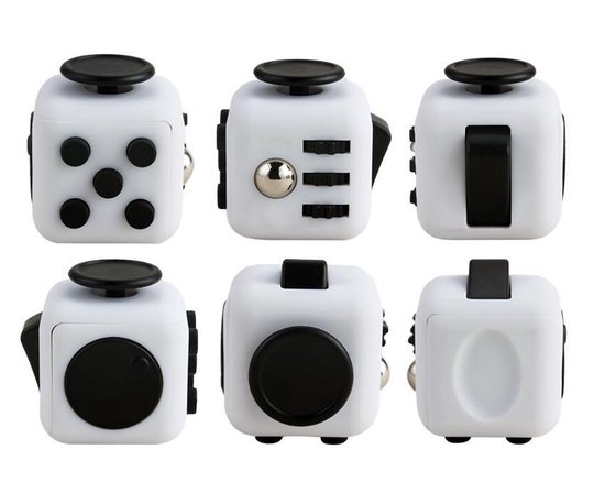 Fidget Cube Grijs Zwart Bol Com