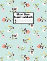 Blank Sheet Music Notebook