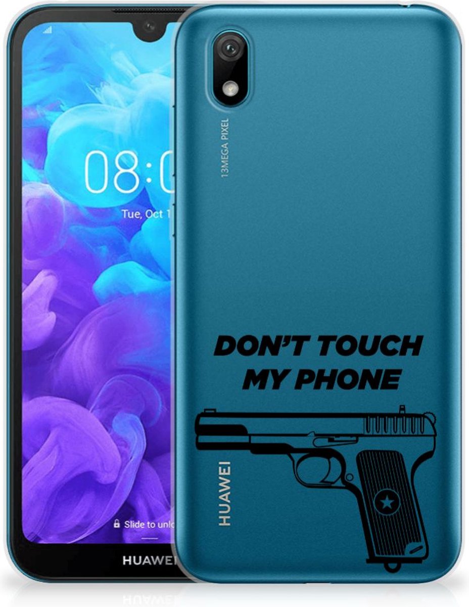 Huawei Y5 (2019) Silicone-hoesje Pistol DTMP