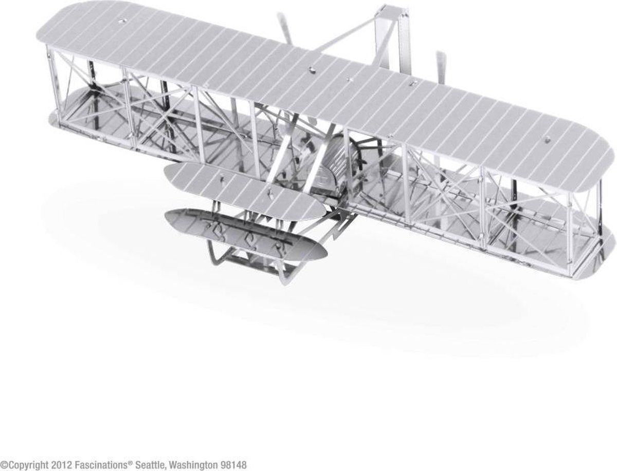 Metal Earth Modelbouw 3D Brothers Wright vliegtuig - Metaal