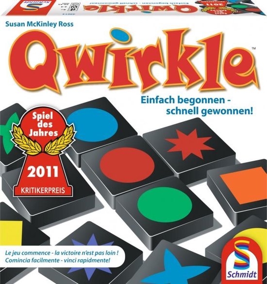 Qwirkle, Einfach begonnen - schnell gewonnen! - Duitse uitgave - Schmidt Spiele